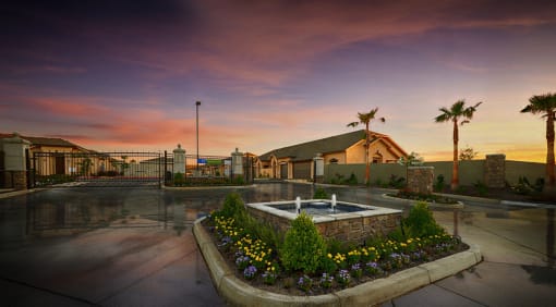 Entrance Gate and Fountain