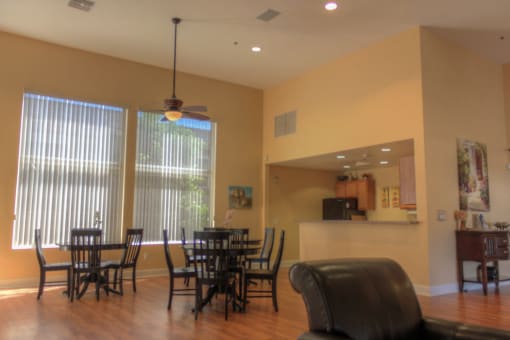 Dining at CASTAIC LAKE SENIOR VILLAGE, Castaic  