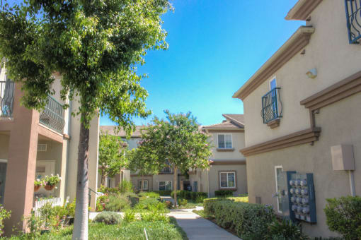 Exterior building View at CASTAIC LAKE SENIOR VILLAGE, Castaic, CA 