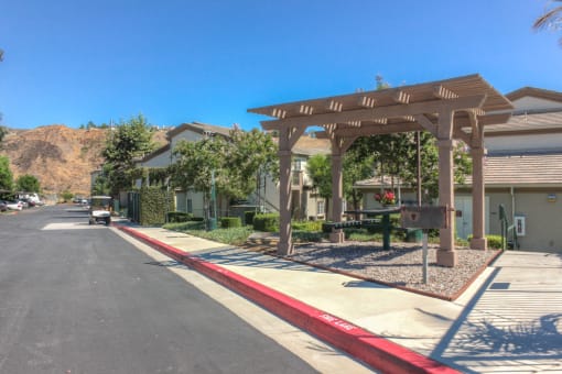 Gazebo View at CASTAIC LAKE SENIOR VILLAGE, Castaic 