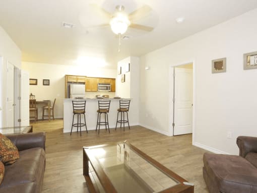open apartment floor plan in Hobbs, NM