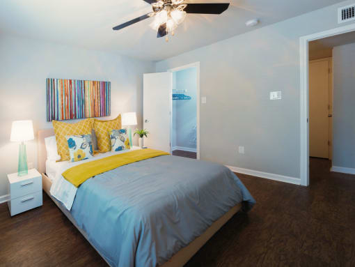 Furnished bedroom