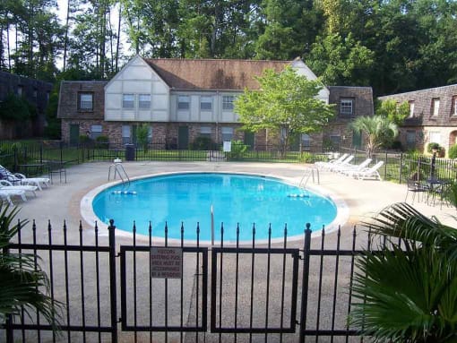 Pool View at Stratford Manor Apartment Homes, Meridian, MS