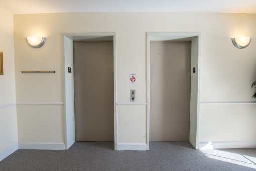 Elevator Access at Lakewood Towers Senior Apartments in Lake Villa, IL
