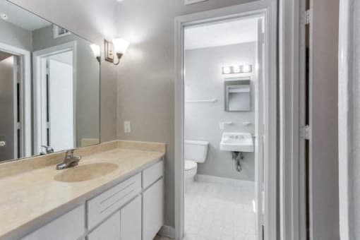 Bathroom at The Mason Mills Apartments, Decatur, 30033