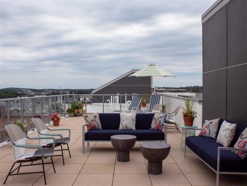 Rooftop_Seating at Holmes Beverly, Massachusetts