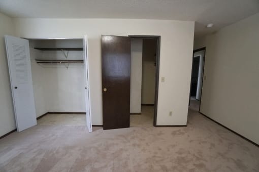 Arlington Place bedroom closet to the left, St. Paul, Minnesota