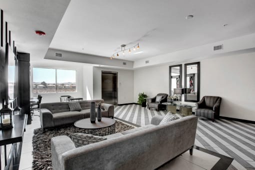 Lobby couch at The Lennox, Las Vegas, 89183