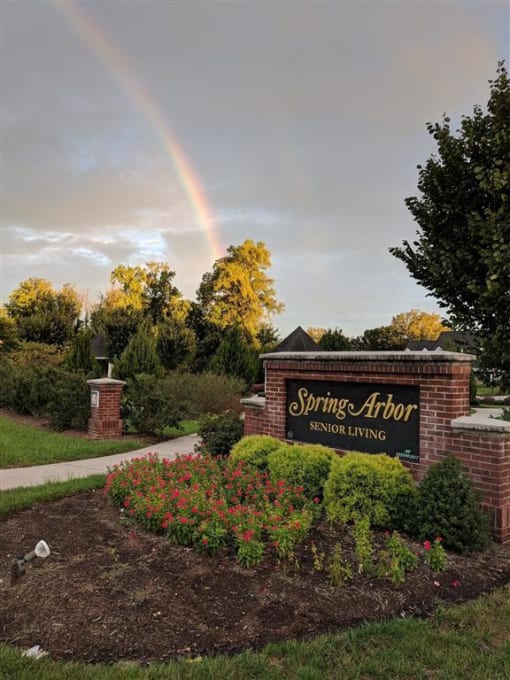 Welcoming Property Signage at Spring Arbor of Greensboro, Greensboro, NC, 27410