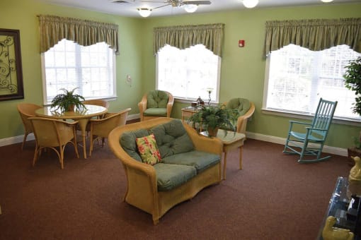 Spacious Recreation Room at Spring Arbor of Williamsburg