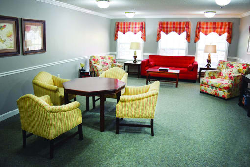 Comfortable Chairs at Spring Arbor of Wilson in Wilson, NC