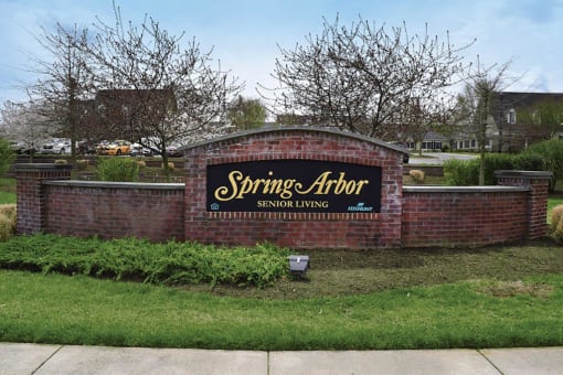Welcoming Property Sign at Spring Arbor Senior Living, Spring Arbor of Winchester, Winchester, 22603-3969
