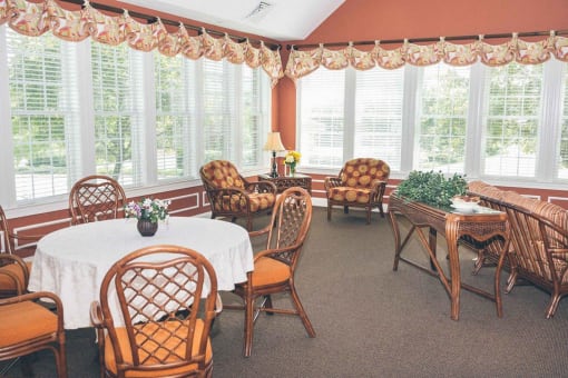 Beautiful Sun Room at Spring Arbor Senior Living, Spring Arbor of Winchester, Winchester, VA, 22603-3969