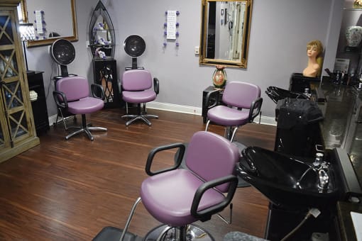 Full-Service Beauty and Barber Salon at Spring Arbor of Cary in Cary, NC