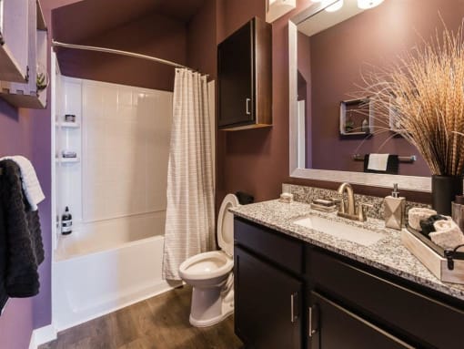 Bathroom With Bathtub at Watermark on Twenty Mile, Parker, CO, 80134