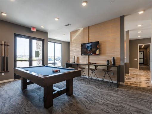Billiards Table at Watermark on Twenty Mile, Parker, Colorado