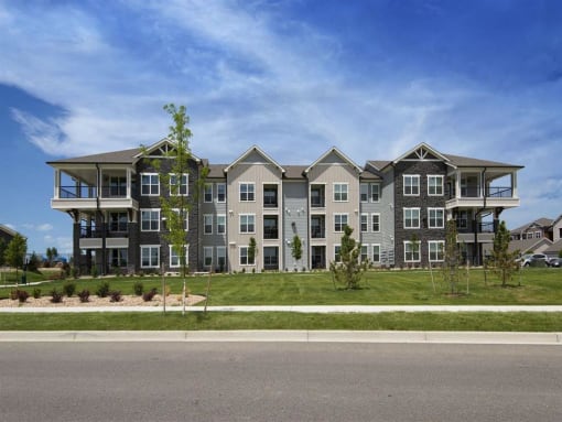 Exterior Porch at Watermark at Harvest Junction, Longmont, 80501