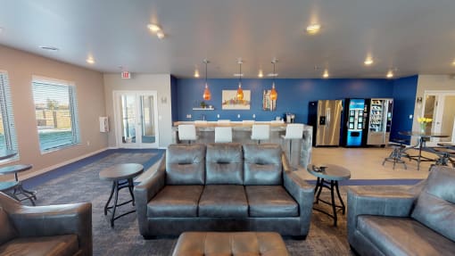 Community Clubhouse at Upscale Living at the Grand off 45th, Fargo North Dakota