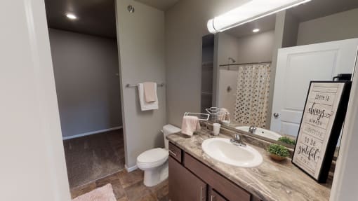 image of bathroom at Upscale Living at the Grand off 45th, North Dakota, 58104