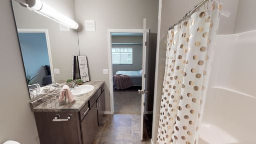 Bathroom With Bathtub at Upscale Living at the Grand off 45th, Fargo, ND 58104