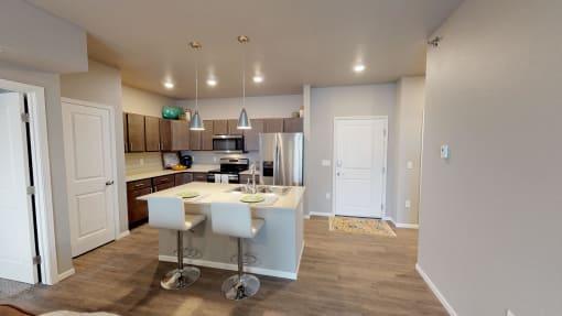 Spacious Kitchen at Upscale Living at the Grand off 45th, Fargo North Dakota