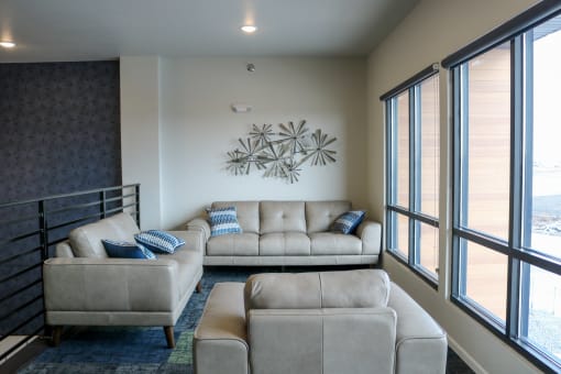 Lounge at Upscale Living at the Grand off 45th, North Dakota
