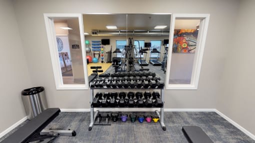 Free Weights at Upscale Living at the Grand off 45th, Fargo, ND