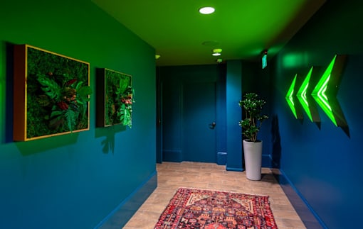Interior Hallway at Vida North Park, San Diego, CA
