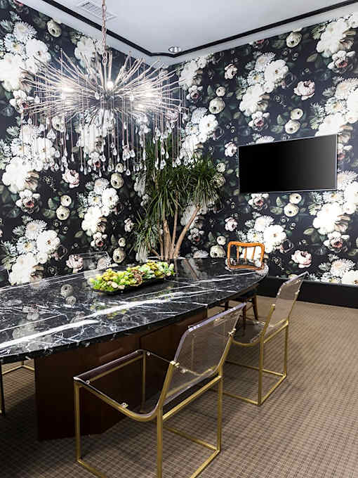 Indoor work area at Vida North Park, San Diego, California