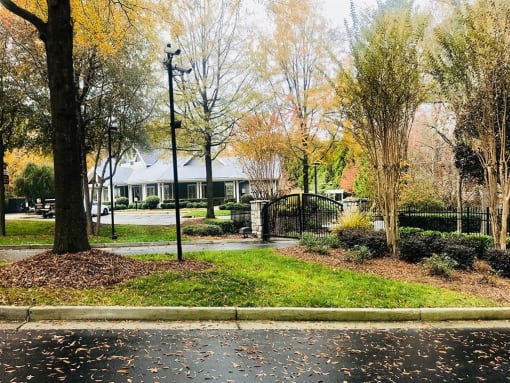 Manchester Place Courtyard With Green Space in Lithia Springs, Georgia Apartments