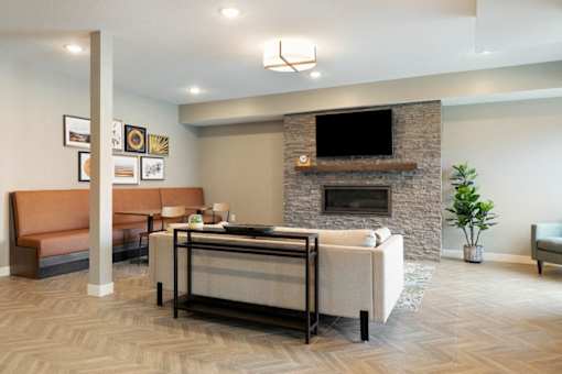 Clubroom With TV at Sonder House, Minnesota, 55430