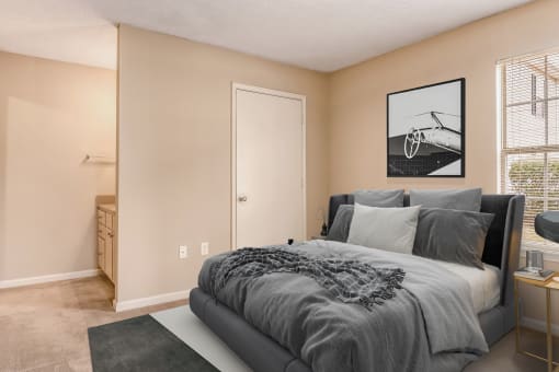 Bedroom at Bay Crossings Apartments, Bay St. Louis, MS