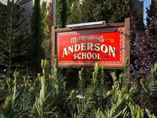 Anderson School Sign at Arterra Woods, Bothell, WA, 98011