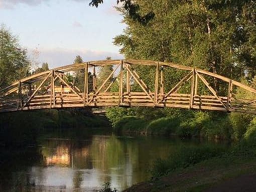 Bridge Walkway Path at Arterra Woods, Bothell, WA, 98011