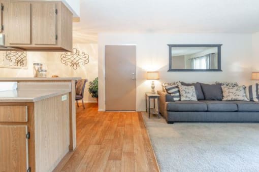 Comfortable Living Room at Ranchwood Apartments, Glendale, AZ