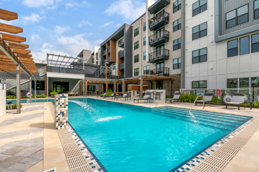 Pool view at JTB Apartments, Florida