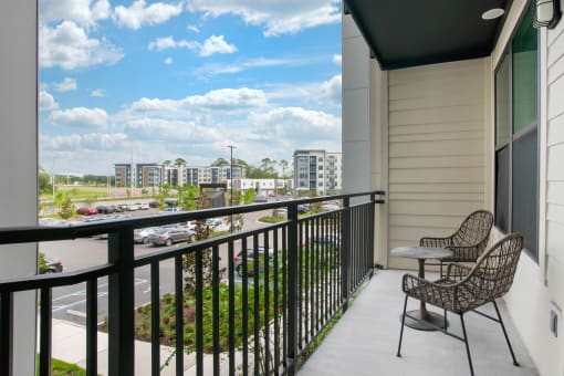Private Balconies at JTB Apartments, Florida