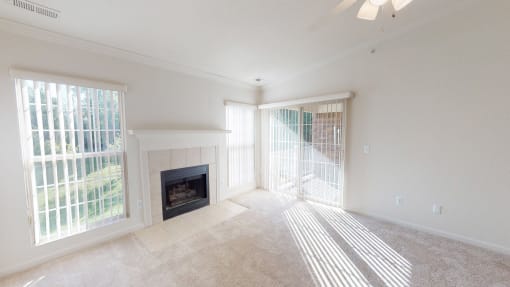 Spacious living room at Aberdeen of Brighton Apartments