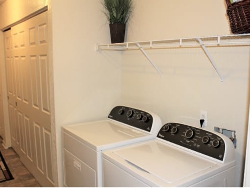 Washer dryer in apartment  at Aberdeen of Brighton Apartments