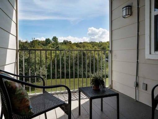 Balcony at Ventana at The Lake, Hendersonville, TN.
