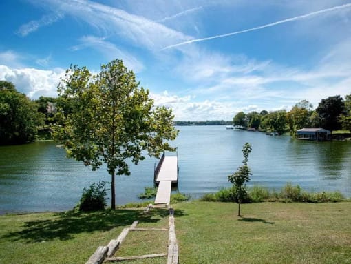 Lake dock at Ventana at The Lake, Hendersonville, TN 37075.