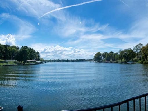 Lake view at Ventana at The Lake, Hendersonville, TN.