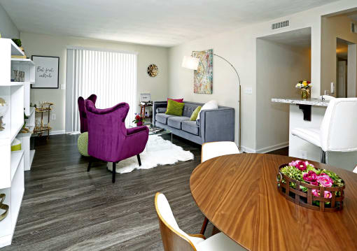 Spacious Dining and Living Area