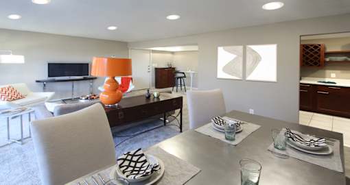 living and dining room