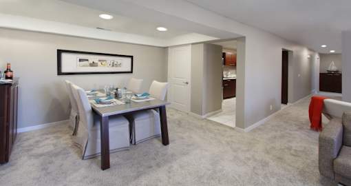 living and dining room
