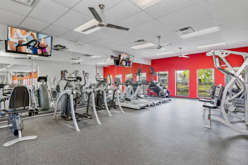 Modern Fitness Center at Northgreen at Carrollwood, Florida