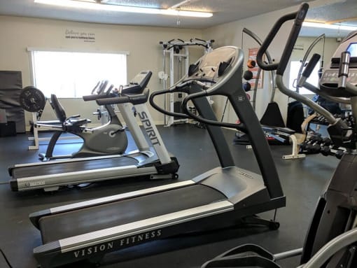 Cardio equipment at Greeley CO fitness center