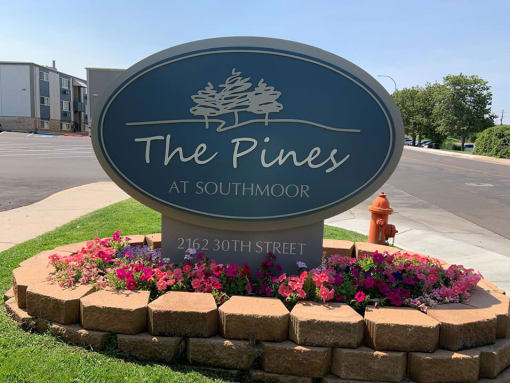 front sign at The Pines of Southmoor
