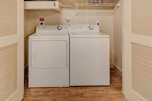 Washer/Dryer Hookups In All Units at District at Medical Center, San Antonio, 78229