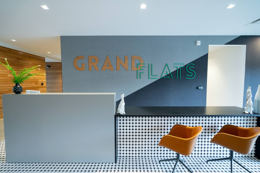 Here we are back in the main lobby  at Grand Flats, St. Louis, Missouri